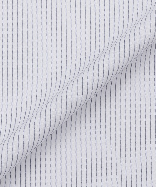 TOKYO SHIRTS(トウキョウシャツ)の「【超形態安定】 形態安定ノンアイロン ワイド 半袖ビジネスワイシャツ(ビジネスシャツ・メンズ・ブルー・首回り39cm/首回り42cm/首回り37cm/首回り41cm/首回り43cm)」の5枚目の写真