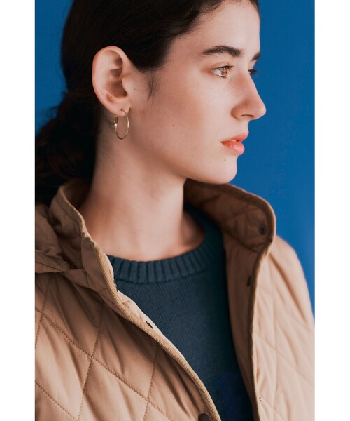 BEAMS HEART（ビームスハート）の「【ベストセラー】フード キルティング ブルゾン　軽量 / フード取り外し可能（ブルゾン・レディース・オリーブ/ベージュ/ネイビー・SMALL/MEDIUM/LARGE）」の22枚目の写真