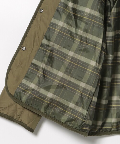 BEAMS HEART（ビームスハート）の「【ベストセラー】フード キルティング ブルゾン　軽量 / フード取り外し可能（ブルゾン・レディース・オリーブ/ベージュ/ネイビー・SMALL/MEDIUM/LARGE）」の19枚目の写真