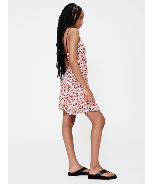 ZARA】ノースリーブクレープミニワンピース 2242/620/800 (ZARA