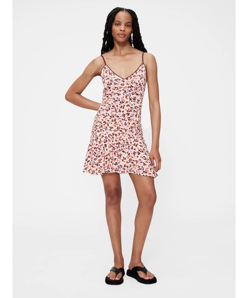 ZARA】ノースリーブクレープミニワンピース 2242/620/800 (ZARA