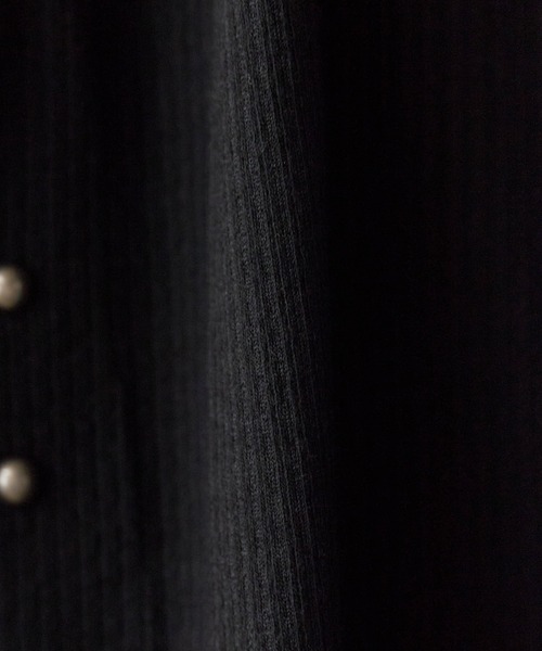 Theater code（シアターコード）の「Triple-button tank top / 3連ボタン タンクトップ 2026年春夏（タンクトップ・メンズ・ブラック/ホワイト/ダークグレー・M/L/XL）」の9枚目の写真