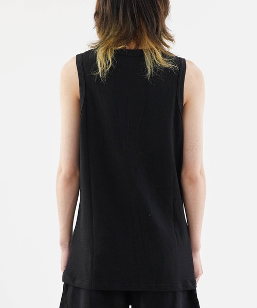 Theater code（シアターコード）の「Triple-button tank top / 3連ボタン タンクトップ 2026年春夏（タンクトップ・メンズ・ブラック/ホワイト/ダークグレー・M/L/XL）」の18枚目の写真