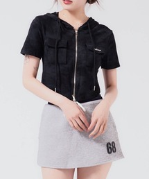 Hooded Double Zip Top / フード付き ダブルジップトップス 秋物 秋服 2026年秋冬