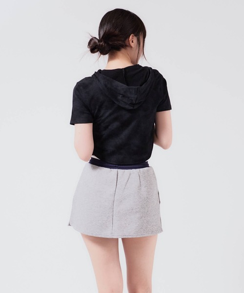 Chick(チック)の「Hooded Double Zip Top / フード付き ダブルジップトップス 秋物 秋服 2026年秋冬(Tシャツ/カットソー・レディース・ブラック/グレー系/ライトグレー/ホワイト/ブラック系・FREE)」の20枚目の写真