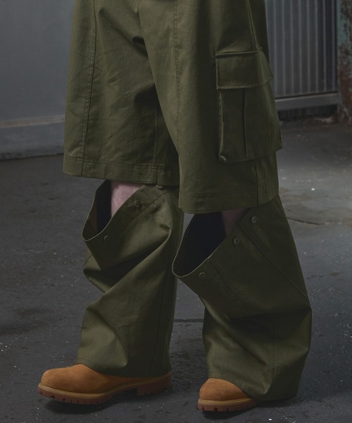 ANEDIST(アンディスト)の「3WAYエクストラワイドカーゴパンツ(カーゴパンツ・メンズ・ブラック/カーキ・L/M)」の20枚目の写真