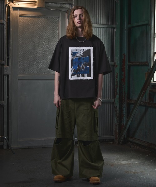 ANEDIST(アンディスト)の「3WAYエクストラワイドカーゴパンツ(カーゴパンツ・メンズ・ブラック/カーキ・L/M)」の21枚目の写真