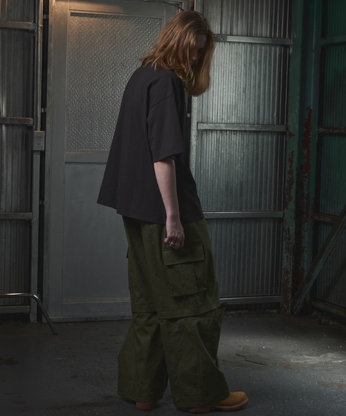ANEDIST(アンディスト)の「3WAYエクストラワイドカーゴパンツ(カーゴパンツ・メンズ・ブラック/カーキ・L/M)」の22枚目の写真