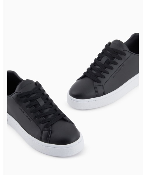 ARMANI EXCHANGE(アルマーニエクスチェンジ)の「【A|X アルマーニ エクスチェンジ】<ZOZO限定>ロゴ レースアップスニーカー(スニーカー・レディース・ホワイト/ブラック・38.5/38/37/36.5/39/36/37.5/35)」の6枚目の写真