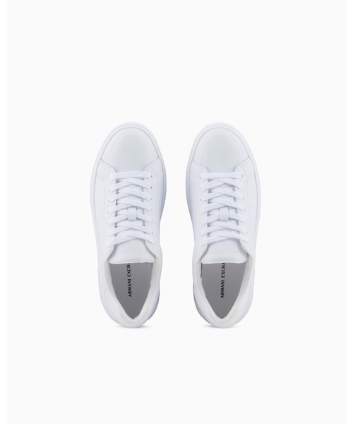 ARMANI EXCHANGE(アルマーニエクスチェンジ)の「【A|X アルマーニ エクスチェンジ】<ZOZO限定>ロゴ レースアップスニーカー(スニーカー・レディース・ホワイト/ブラック・38.5/38/37/36.5/39/36/37.5/35)」の8枚目の写真