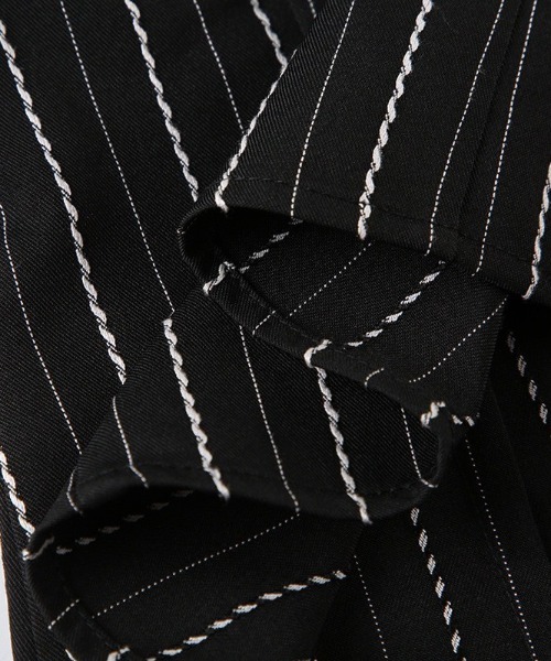 UP START(アップスタート)の「【LAMPOON】タイトストライプシャツ(シャツ/ブラウス・レディース・ブラック/ブルー・MEDIUM/LARGE/SMALL)」の18枚目の写真