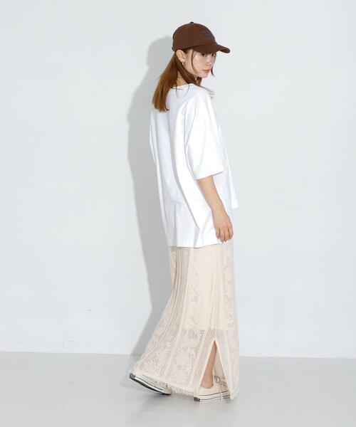 URBAN RESEARCH Sonny Label（アーバンリサーチサニーレーベル）の「フラワーメッシュスカート（スカート・レディース・ラベンダー/オフホワイト/チャコールグレー・FREE）」の9枚目の写真