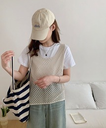 6色展開メッシュデザインベスト
