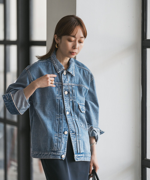 別注】＜NEEDBY heritage＞デニム シャツジャケット（デニム