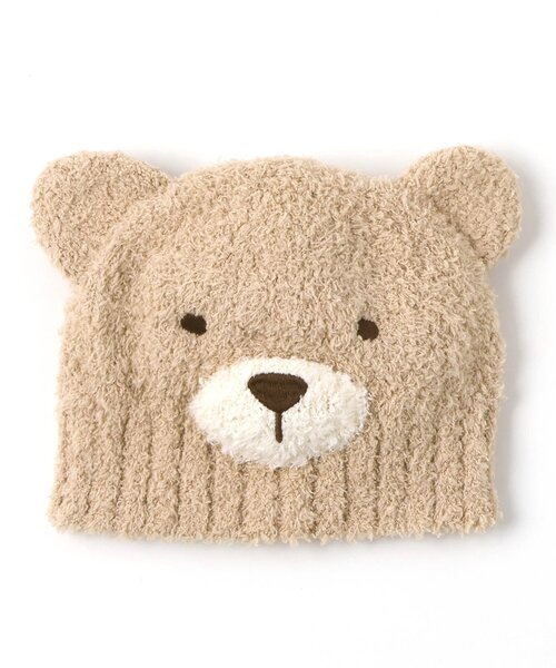 apres les cours（アプレレクール）の「アニマルベビーニット帽（ニットキャップ/ビーニー・キッズ・アイボリー/ベージュ・46/48）」の10枚目の写真