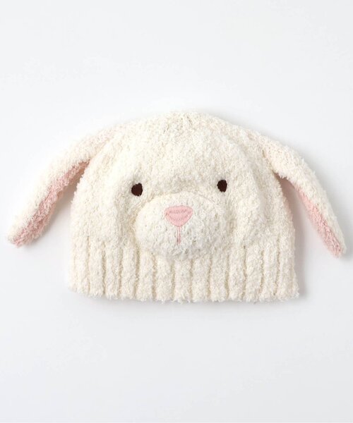 apres les cours（アプレレクール）の「アニマルベビーニット帽（ニットキャップ/ビーニー・キッズ・アイボリー/ベージュ・46/48）」の11枚目の写真
