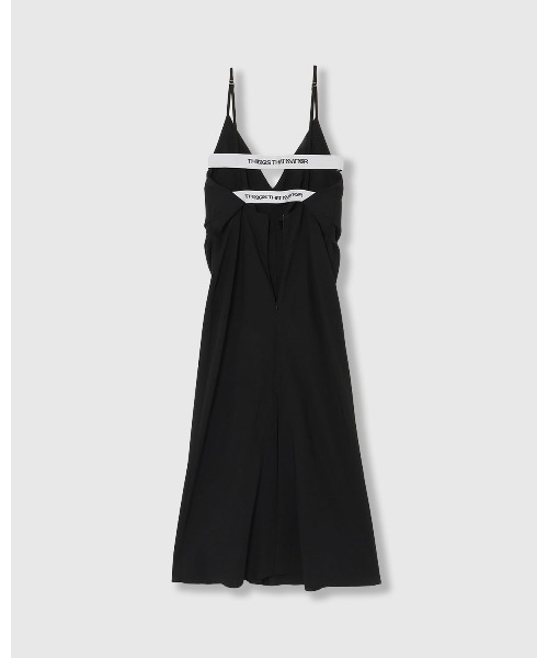 THINGS THAT MATTER（シングス ザット マター）の「OPEN BACK CAMISOLE DRESS / オープンバックキャミソールドレス（ジャンパースカート・レディース・グレー/ブラック・FREE）」の17枚目の写真
