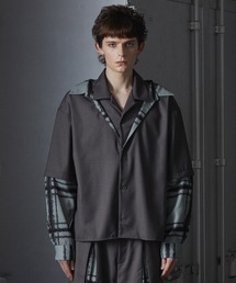 GRANCY（グランシー）の「【GRANCY】Layered Design Open Collar Shirt / レイヤードデザインオープンカラーシャツ（シャツ/ブラウス）」