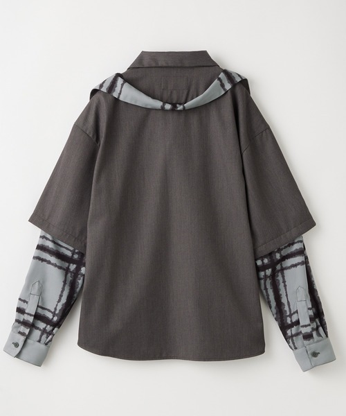 GRANCY（グランシー）の「【GRANCY】Layered Design Open Collar