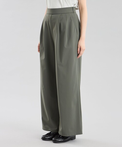 MACKINTOSH PHILOSOPHY(マッキントッシュ フィロソフィー)の「GREY LABEL テックジャージーワイドパンツ(その他パンツ・レディース・グリーン系その他4/ブラック・1/2)」の8枚目の写真