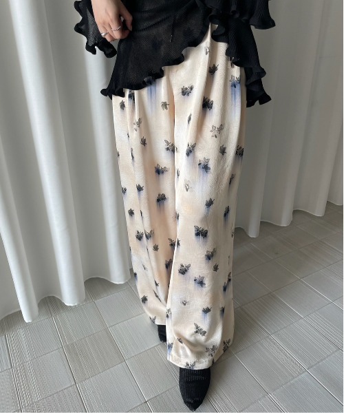 パンツ Ameri LAYLA LACE PANTS Ameri VINTAGE - アメリヴィンテージ LAYLA LACE PANTS レース