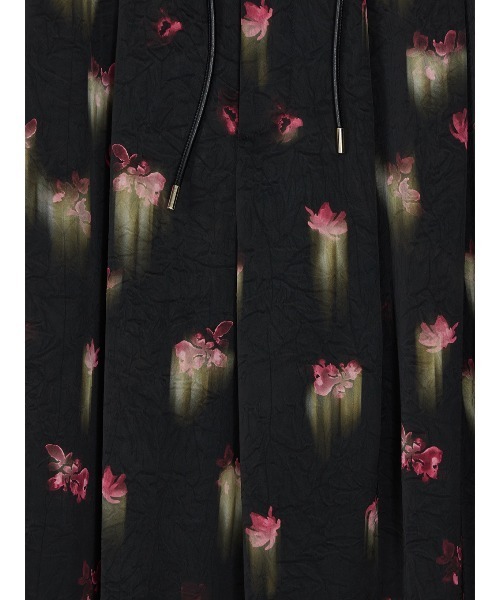 (*)様 CLARA SATIN TUCK PANTS ameri CLARA SATIN TUCK PANTS