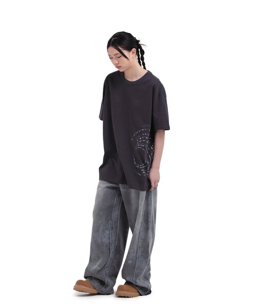 CIAOPANIC(チャオパニック)の「【DEFGARMENTS/デフガーメンツ】TURN INSIDE OUT DENIM PANTS(デニムパンツ・レディース・ブラック/インディゴブルー・SMALL/MEDIUM/LARGE/X-SMALL)」の5枚目の写真