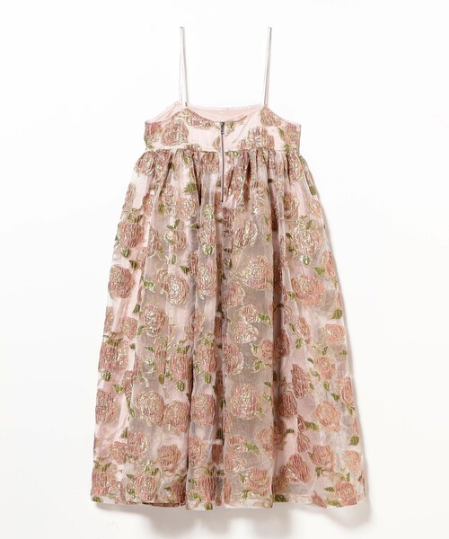 CAROLINA GLASER（カロリナ グレイサー）の「フラワージャカード ラメ キャミワンピース（ワンピース・レディース・ピンク/サックスブルー・ONE SIZE）」の18枚目の写真
