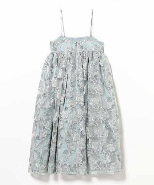 CAROLINA GLASER（カロリナ グレイサー）の「フラワージャカード ラメ キャミワンピース（ワンピース・レディース・ピンク/サックスブルー・ONE SIZE）」の8枚目の写真