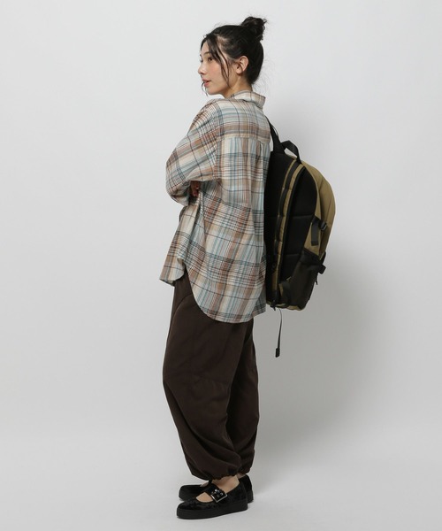 niko and...（ニコアンド）の「シボシボカーブ切り替えパンツ（その他パンツ・レディース・マスタード/チャコール/ライトグレー/ダークブラウン・FREE）」の12枚目の写真