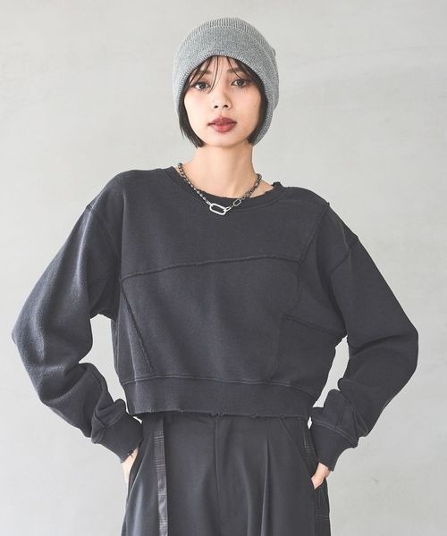 PAGEBOY(ページボーイ)の「ラメニットビーニー(ニットキャップ/ビーニー・レディース・グレー/ブラック・FREE)」の5枚目の写真