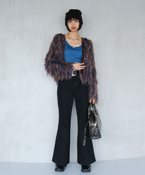 PAGEBOY(ページボーイ)の「ラメニットビーニー(ニットキャップ/ビーニー・レディース・グレー/ブラック・FREE)」の17枚目の写真