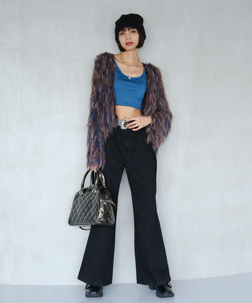 PAGEBOY(ページボーイ)の「ラメニットビーニー(ニットキャップ/ビーニー・レディース・グレー/ブラック・FREE)」の19枚目の写真