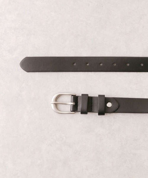 SMELLY（スメリー）の「ダブルループベルト（ベルト・レディース・ブラック・-）」の4枚目の写真