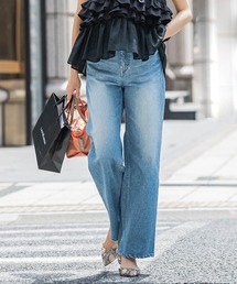 LAUTREAMONT | 【JAPAN BLUE JEANS】デニムワイドパンツ≪洗濯機で洗える≫(デニムパンツ)