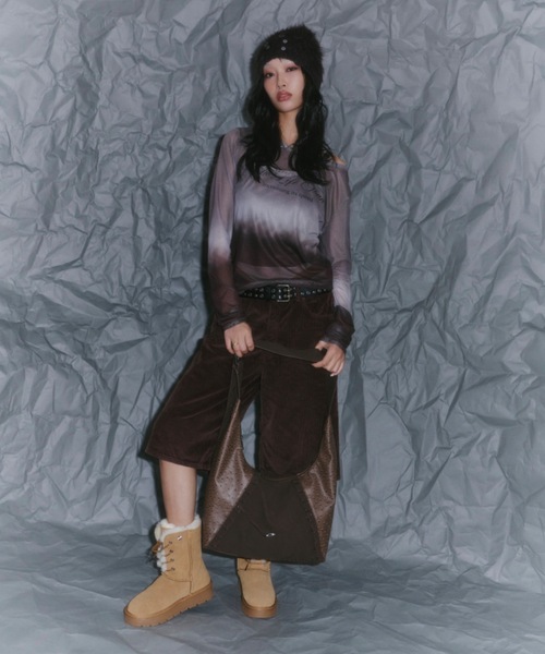 DTYYPE(ドタイプ)の「オーストリッチライクドッキングショルダーバッグ(ショルダーバッグ・レディース・ブラウン/ブラック・FREE)」の12枚目の写真