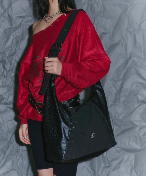 DTYYPE(ドタイプ)の「オーストリッチライクドッキングショルダーバッグ(ショルダーバッグ・レディース・ブラウン/ブラック・FREE)」の14枚目の写真