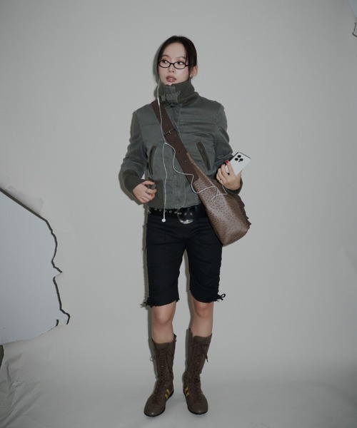 DTYYPE(ドタイプ)の「オーストリッチライクドッキングショルダーバッグ(ショルダーバッグ・レディース・ブラウン/ブラック・FREE)」の22枚目の写真