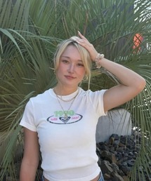 ROXY(���L�V�[)��BEACH LOVE /���L�V�[�R���p�N�g�V���G�b�g�����`�rT�V���c(T�V���c/�J�b�g�\�[)