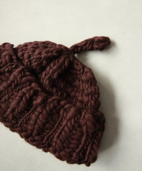 Nine Tailor（ナインテイラー）の「Nine Tailor Cockscomb Watch (N-1549)（ニットキャップ/ビーニー・メンズ・ブラウン/ブラック/アイボリー・FREE）」の12枚目の写真