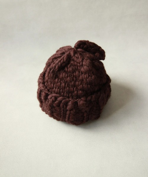 Nine Tailor（ナインテイラー）の「Nine Tailor Cockscomb Watch (N-1549)（ニットキャップ/ビーニー・メンズ・ブラウン/ブラック/アイボリー・FREE）」の13枚目の写真