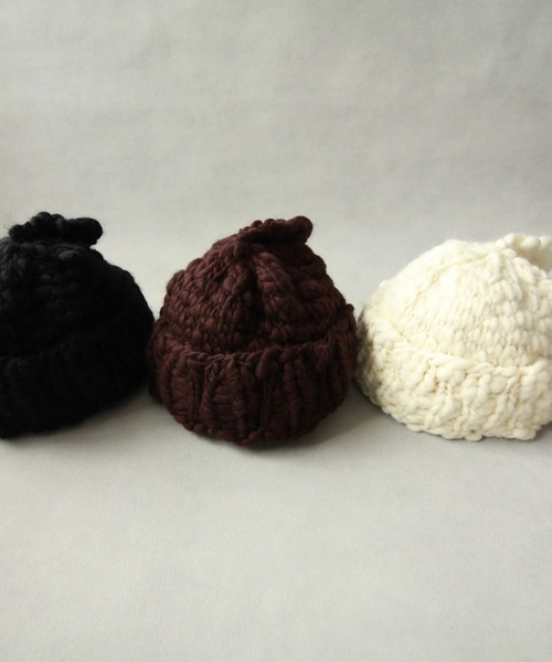 Nine Tailor（ナインテイラー）の「Nine Tailor Cockscomb Watch (N-1549)（ニットキャップ/ビーニー・メンズ・ブラウン/ブラック/アイボリー・FREE）」の14枚目の写真