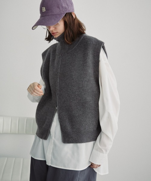 Auntie Rosa Holiday（アンティローザホリデー）の「オーバーサイズレギュラーカラーシャツ（シャツ/ブラウス・レディース・ネイビー/その他/オフホワイト/チャコールグレー/ブルー/ピンク/ストライプ・FREE）」の9枚目の写真