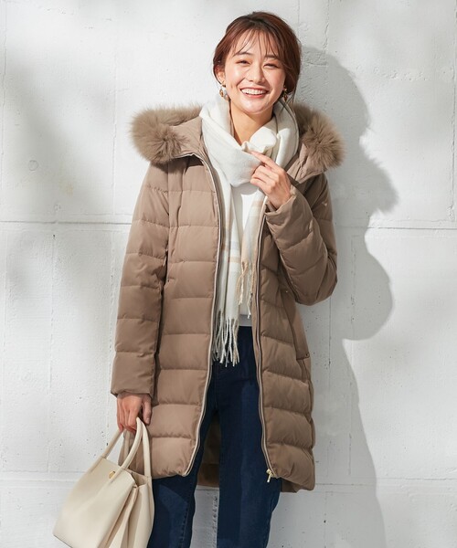 anysis ダウンジャケット any SIS ダウンコート ロング フード