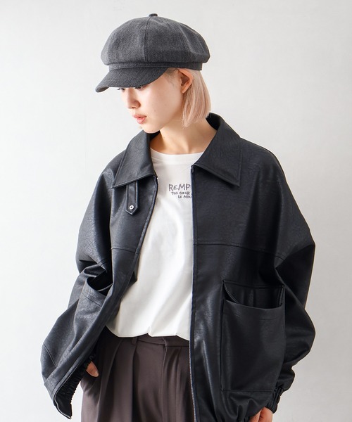 SpRay（スプレイ）の「キャスケット（キャスケット・レディース・ブラック/グレー/ボルドー・FREE）」の8枚目の写真