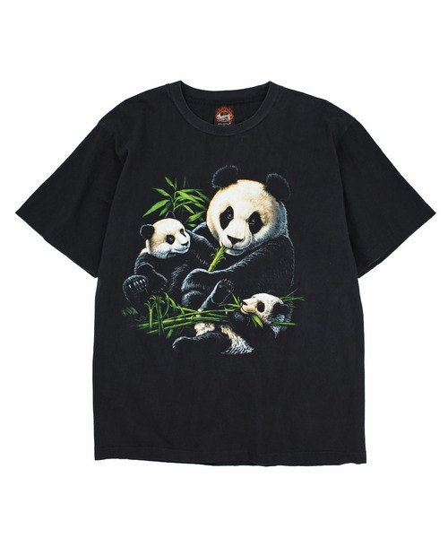 VINTAGE(ヴィンテージ)の「【USED】90’s METAL HEAVEN “PANDA” アニマル Tシャツ(Tシャツ/カットソー・メンズ・ブラック・X-LARGE)」の1枚目の写真