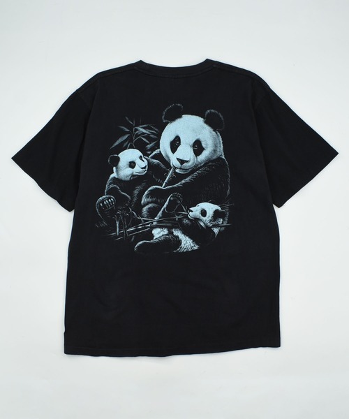 VINTAGE(ヴィンテージ)の「【USED】90’s METAL HEAVEN “PANDA” アニマル Tシャツ(Tシャツ/カットソー・メンズ・ブラック・X-LARGE)」の7枚目の写真