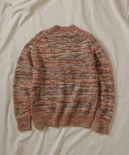 WILD LIFE TAILOR】MELANGE LOW GAUGE KNIT（ニット/セーター