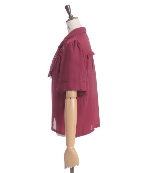 axes femme（アクシーズファム）の「レース使いリボンブラウス（シャツ/ブラウス・レディース・ブラック/レッド/キナリ・FREE）」の14枚目の写真