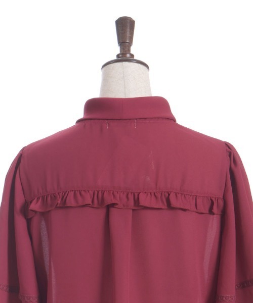 axes femme（アクシーズファム）の「レース使いリボンブラウス（シャツ/ブラウス・レディース・ブラック/レッド/キナリ・FREE）」の19枚目の写真